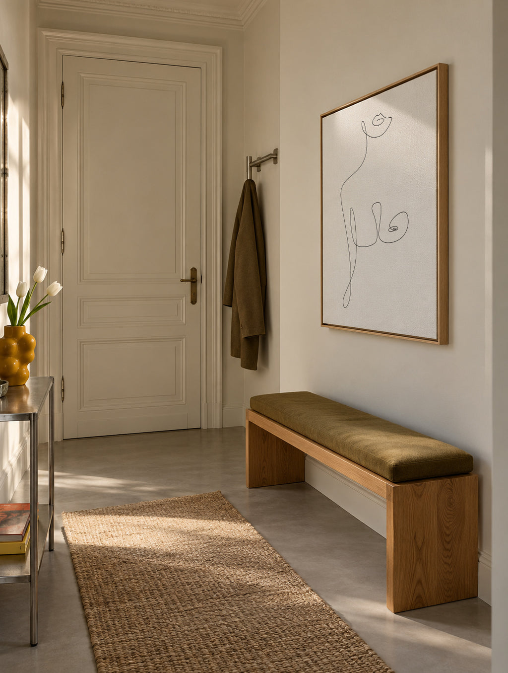 Lip To Nip - Framed canvas in an interior