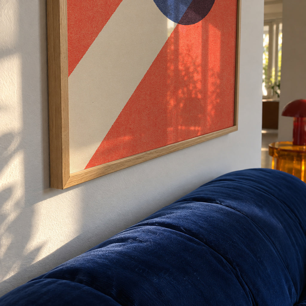 BALLS / Tennis (Clay Court) - Framed poster detail
