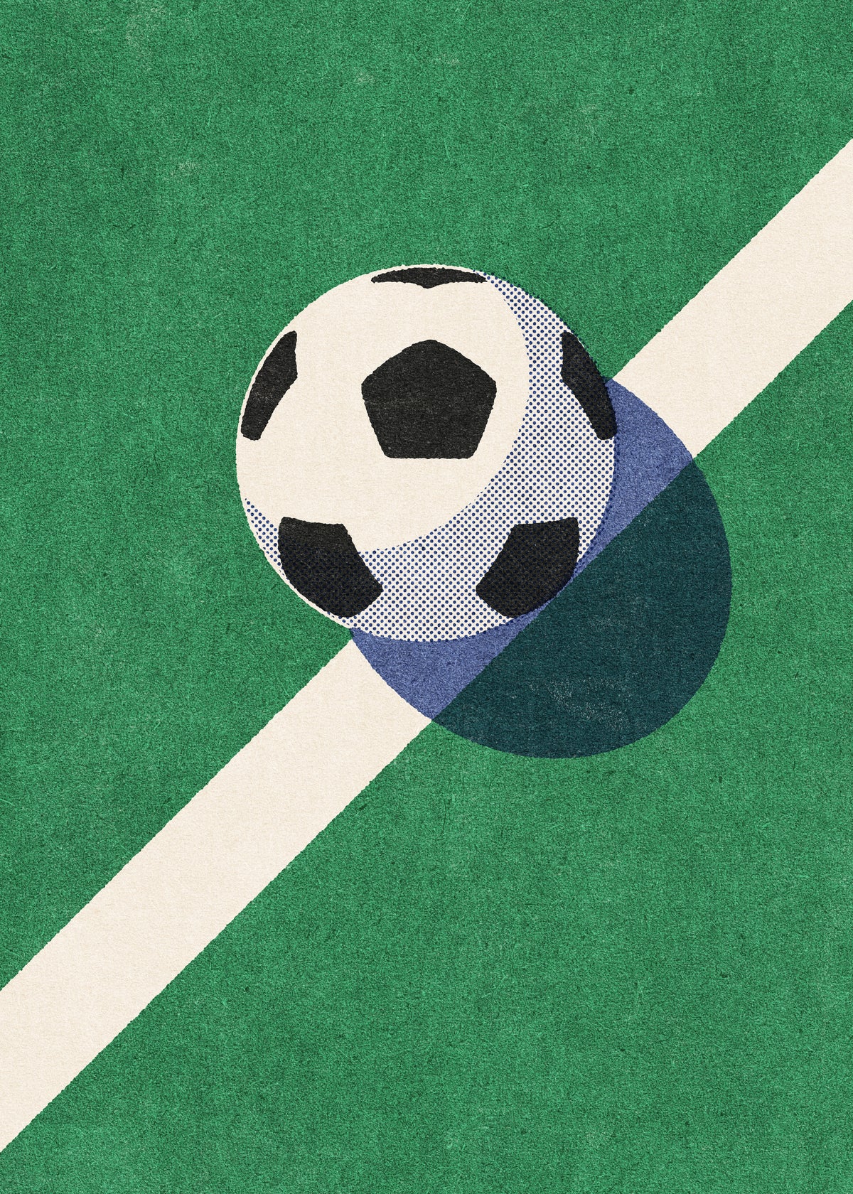 BALLS / Football - Unframed art print