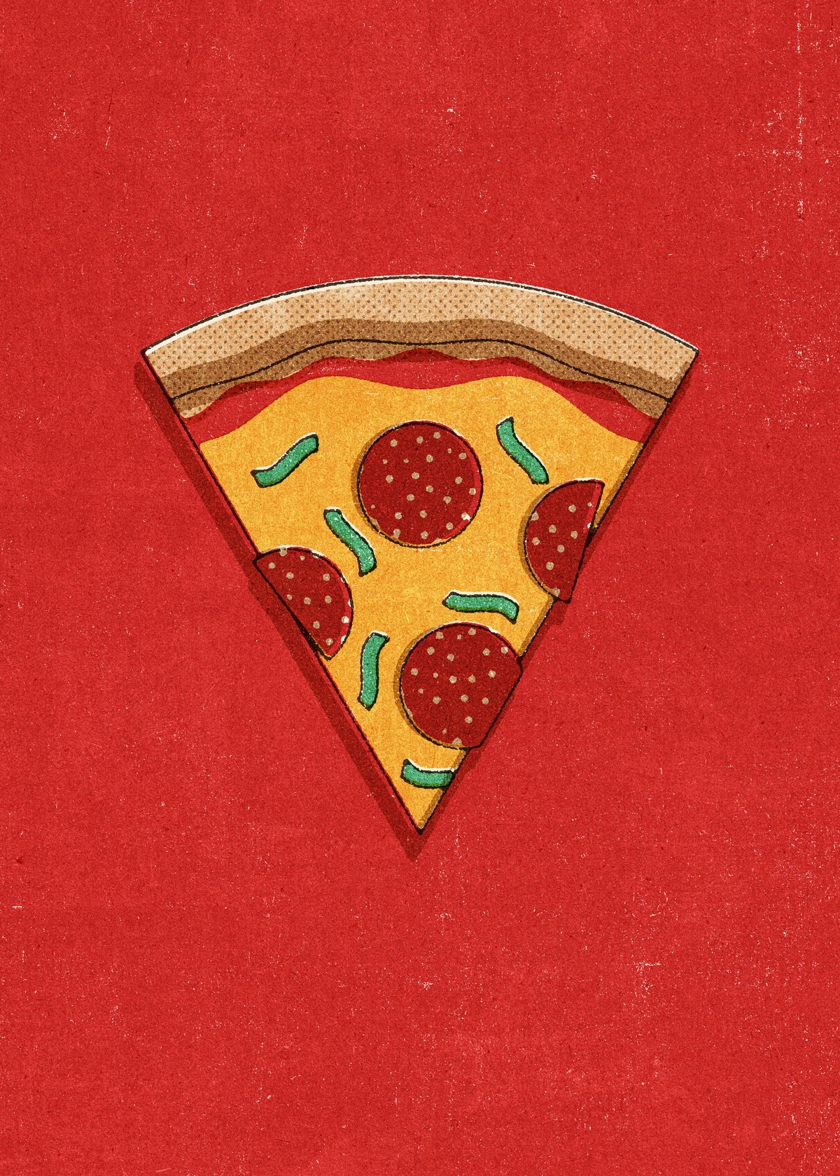 FAST FOOD / Pizza - Unframed art print