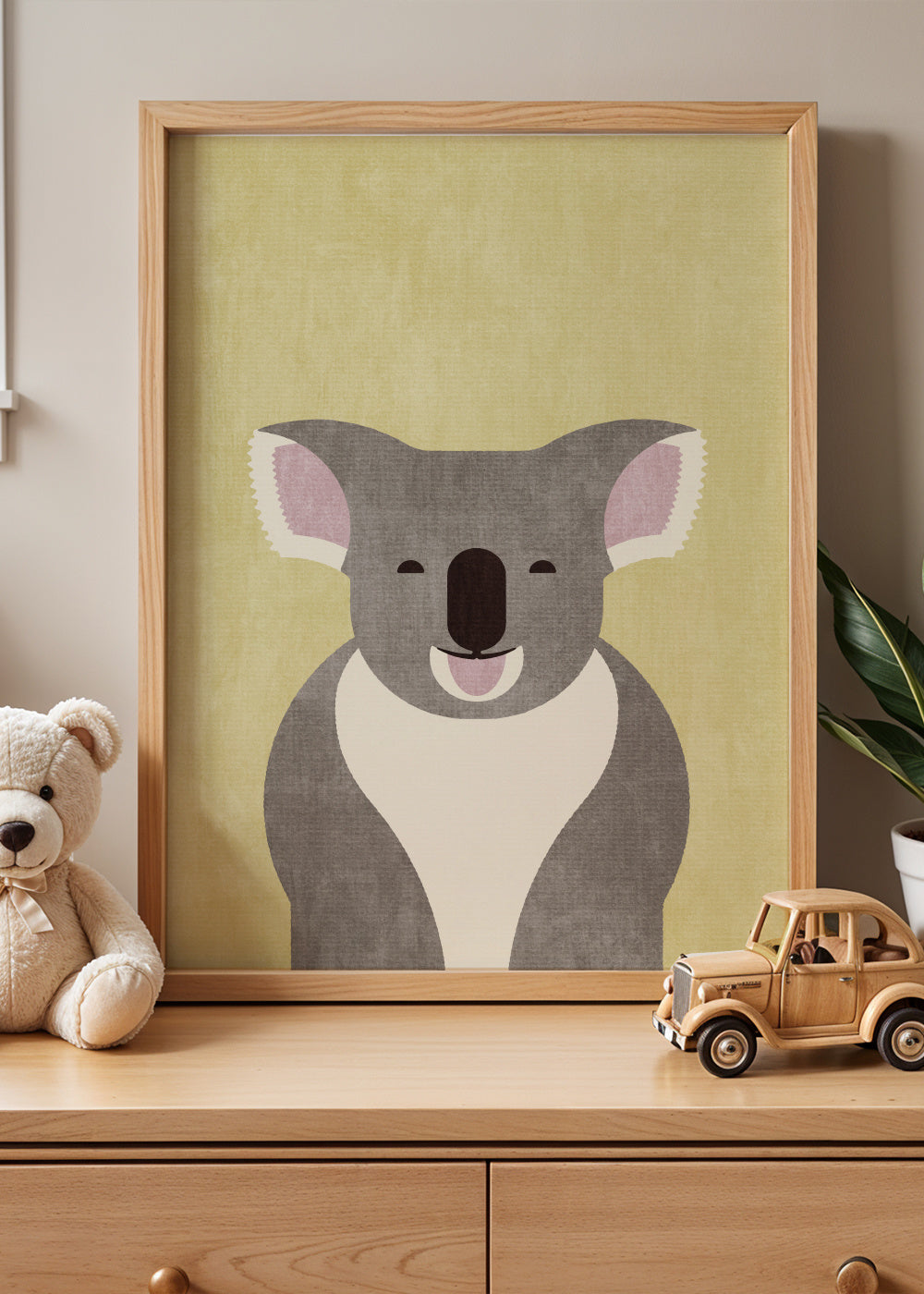 FAUNA / Koala Bear - Framed poster in an interior