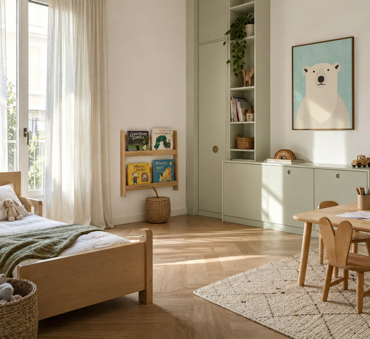 FAUNA / Polar Bear - Framed poster in an interior