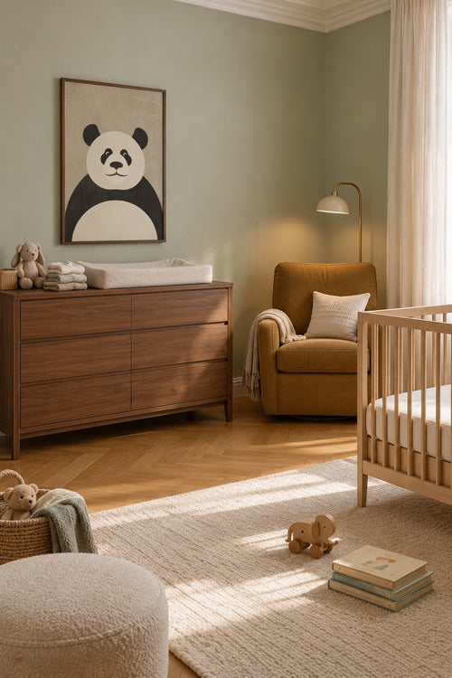 FAUNA / Panda - Framed poster in an interior