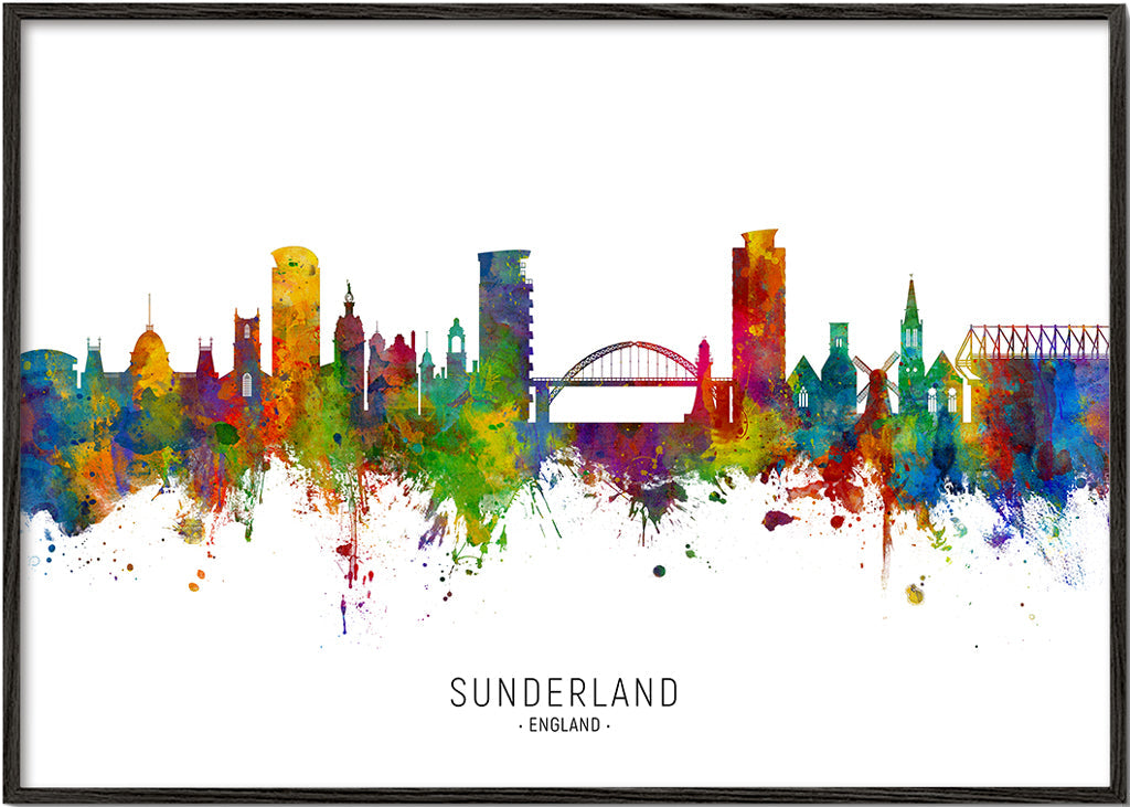 Sunderland Skyline multicolor