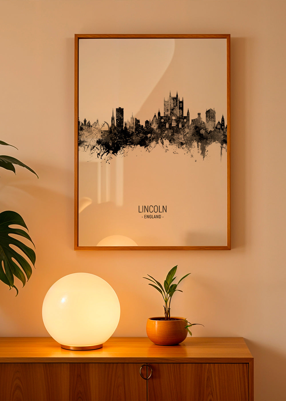 Lincoln Skyline black and white