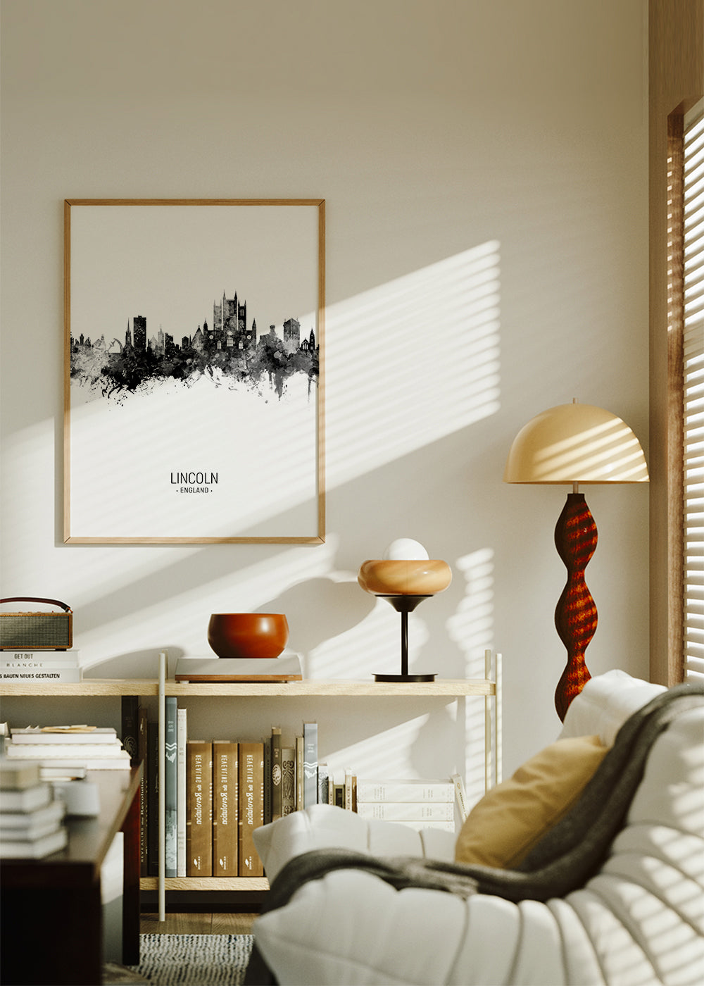 Lincoln Skyline black and white