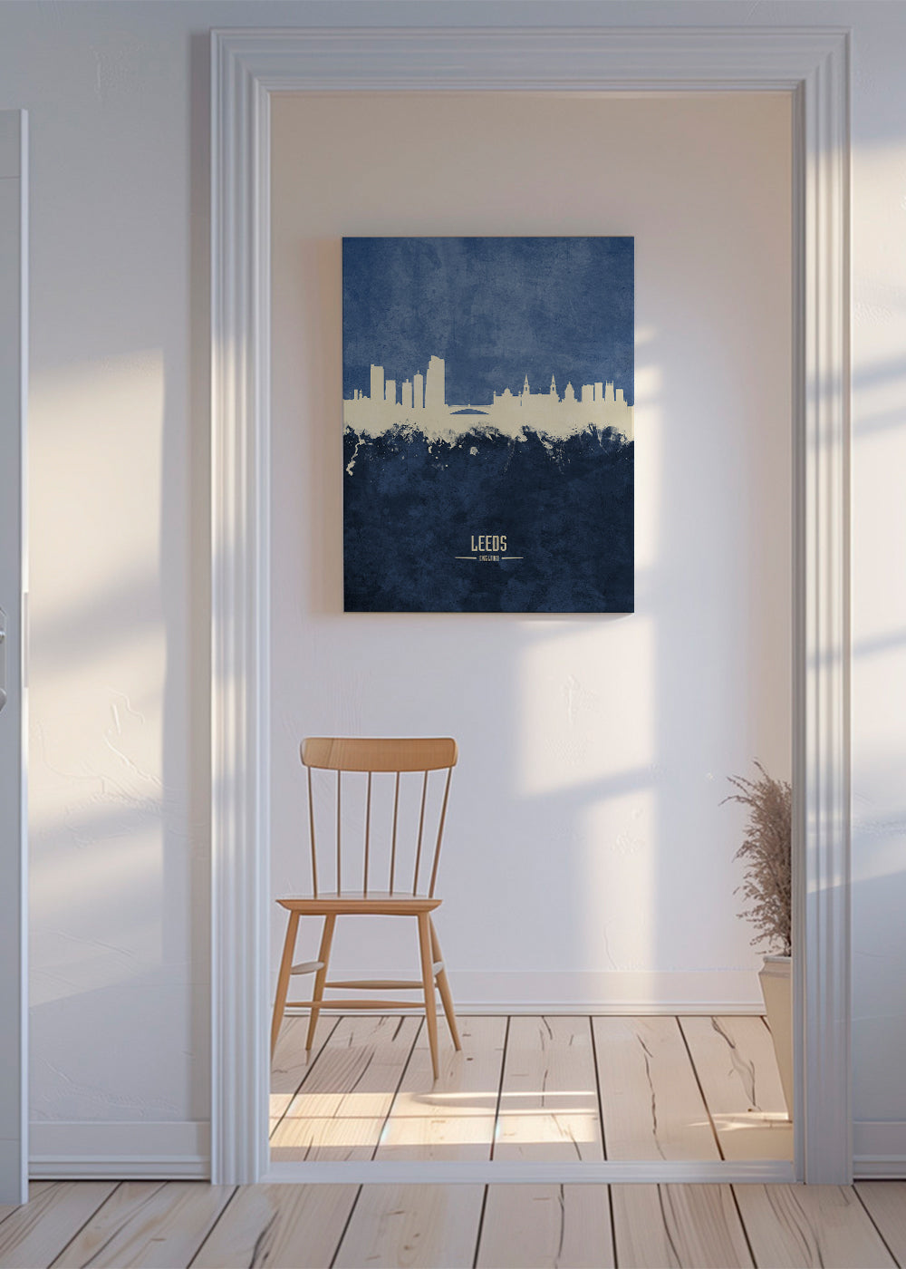 Leeds Skyline blue
