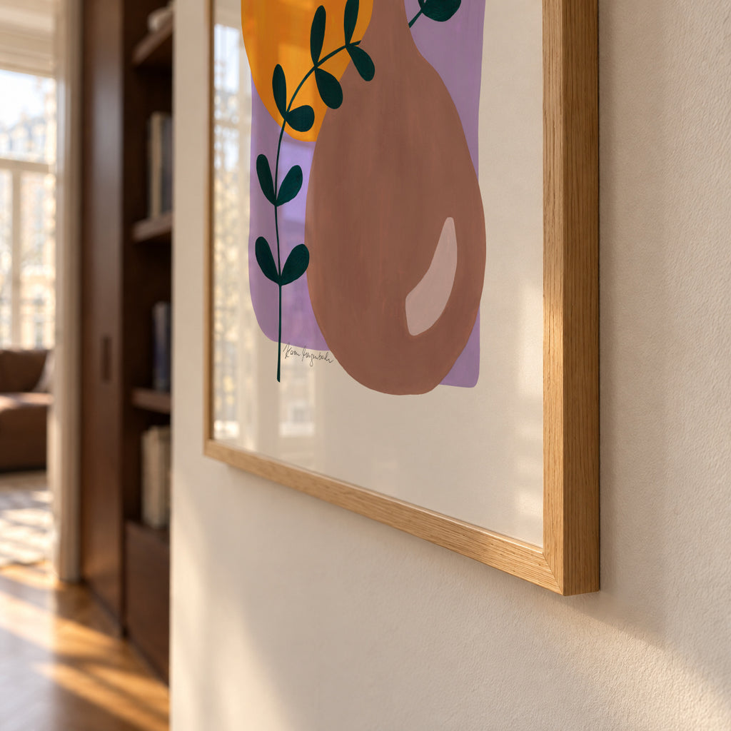 Branch & Sunshine - Framed poster detail
