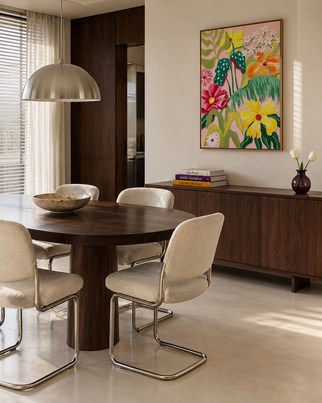 Flores y Plantas - Framed canvas in an interior