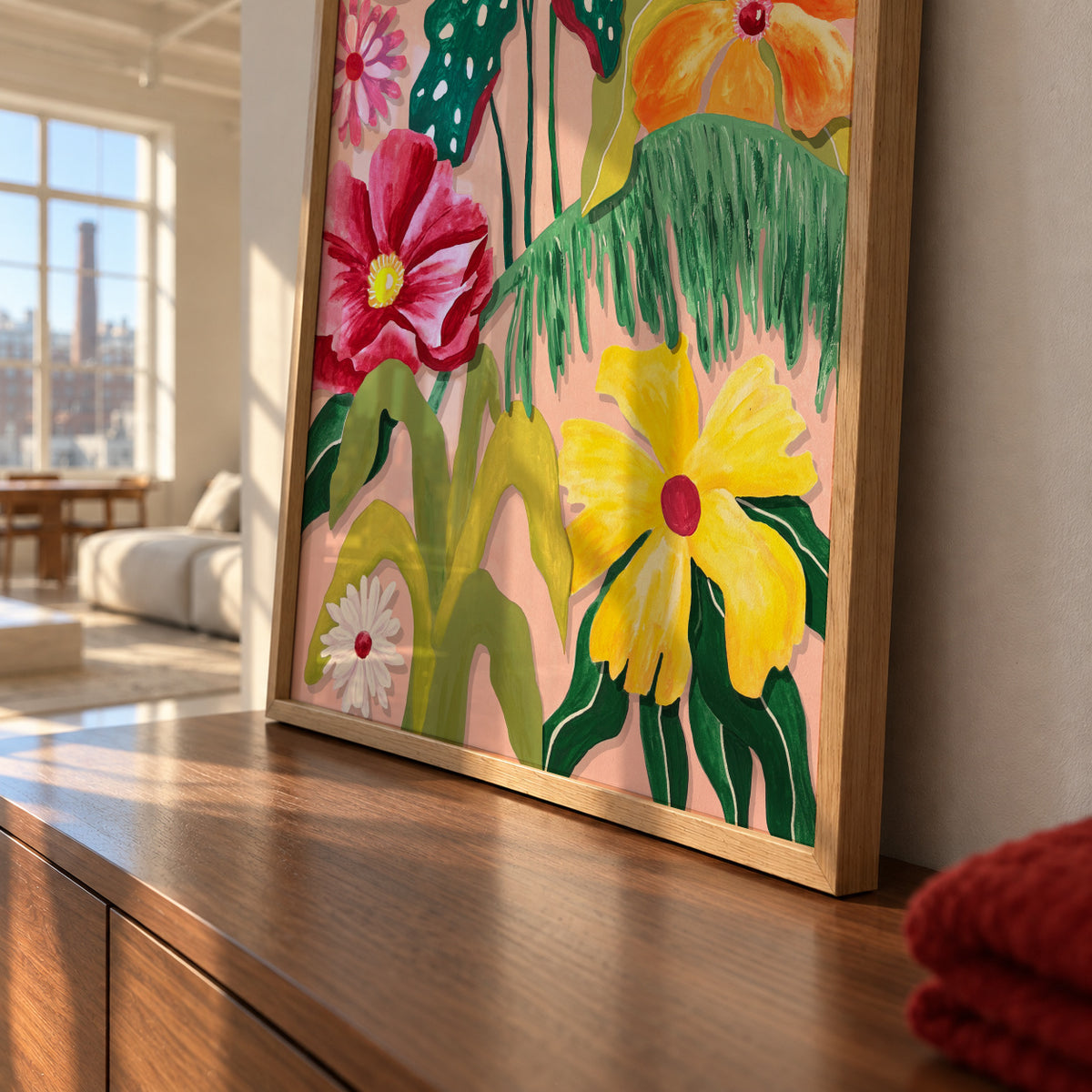 Flores y Plantas - Framed poster detail
