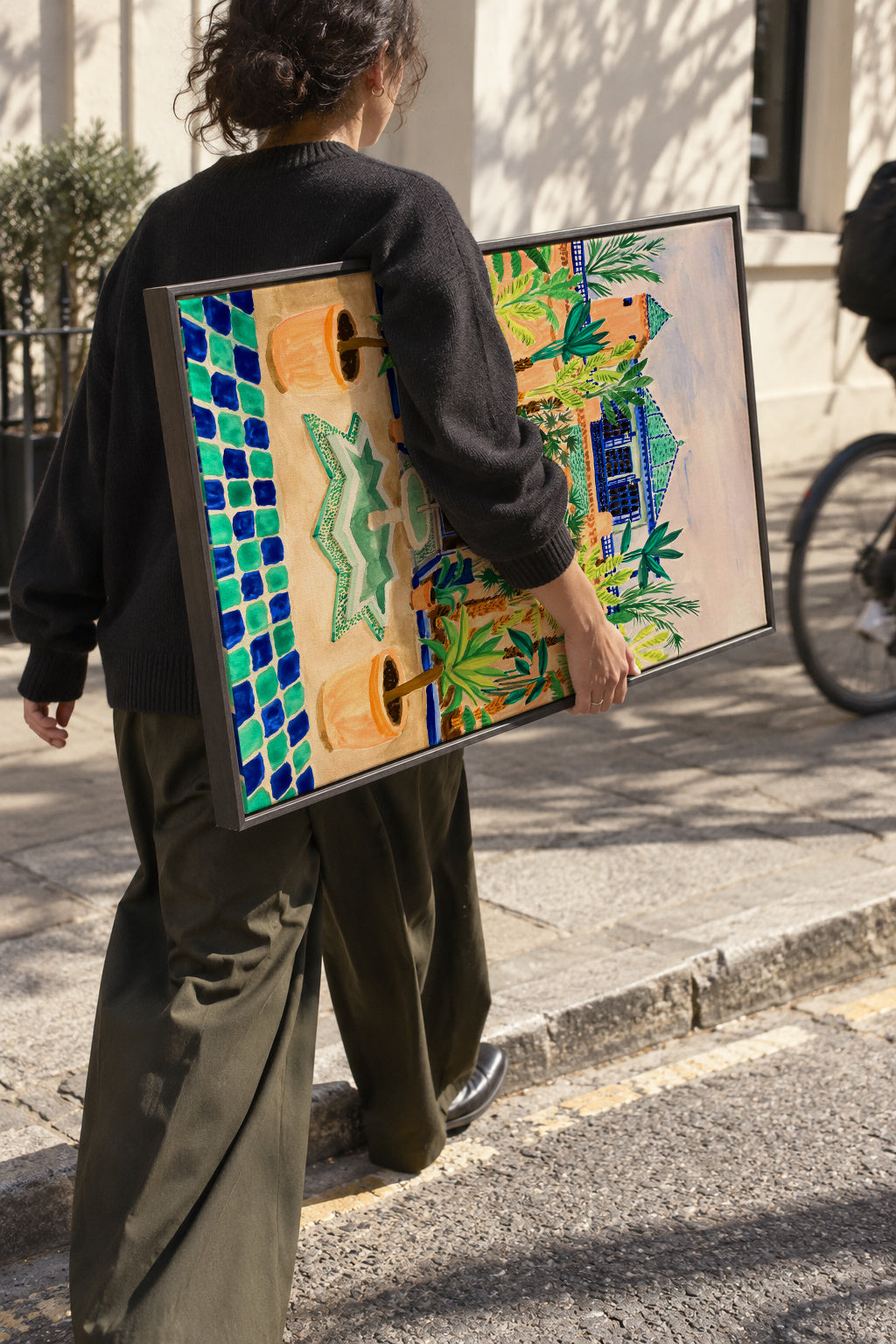 Jardin Majorelle - Framed canvas in an interior