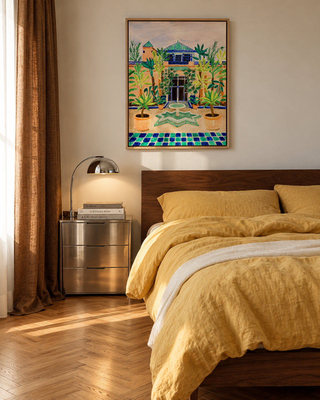 Jardin Majorelle - Framed canvas in an interior