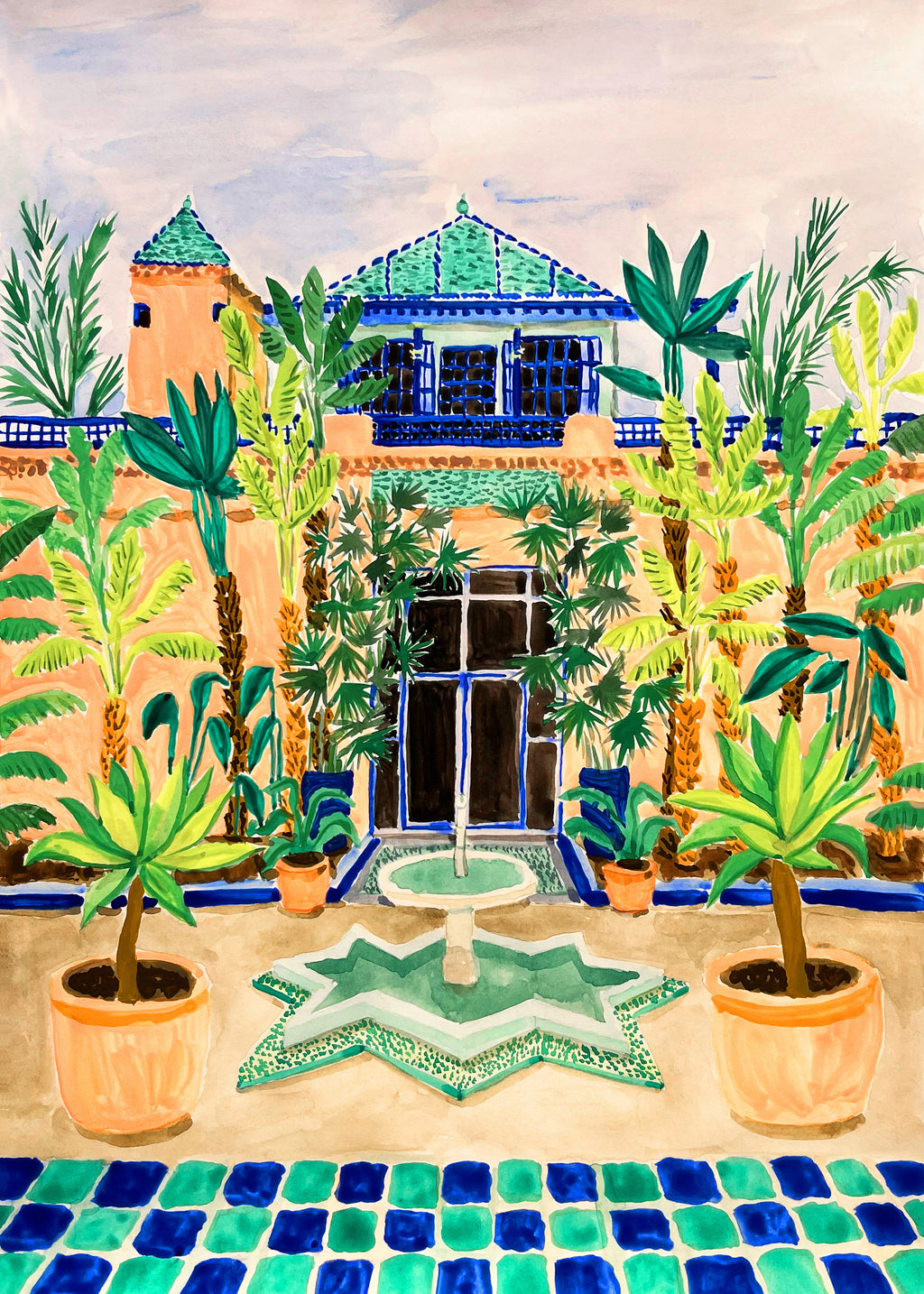 Jardin Majorelle - Unframed art print