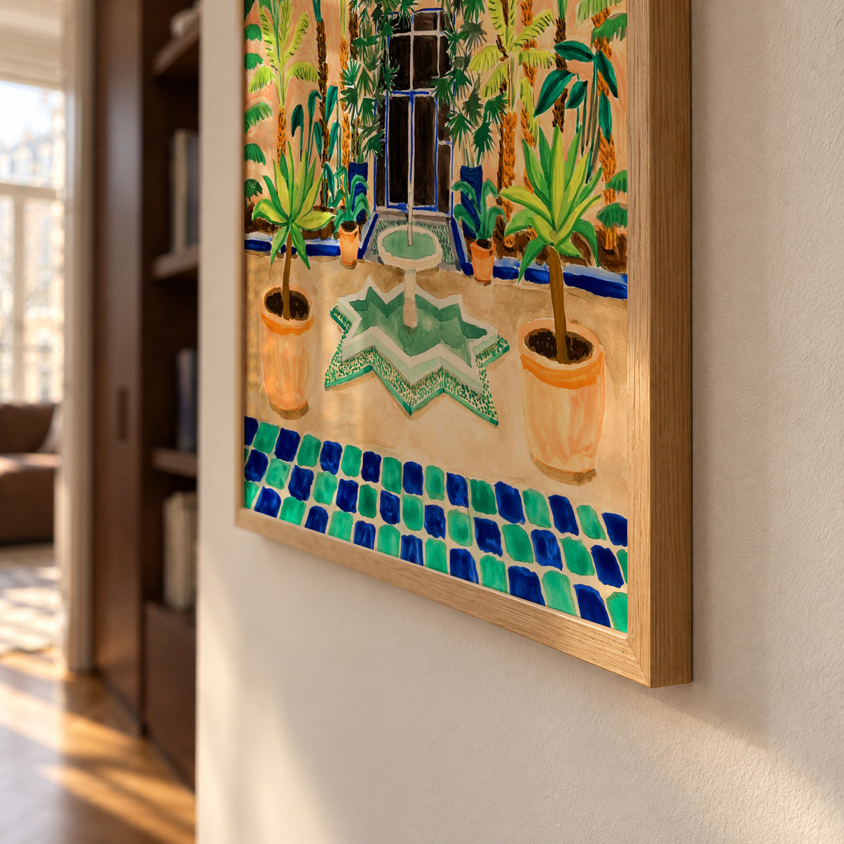 Jardin Majorelle - Framed poster detail