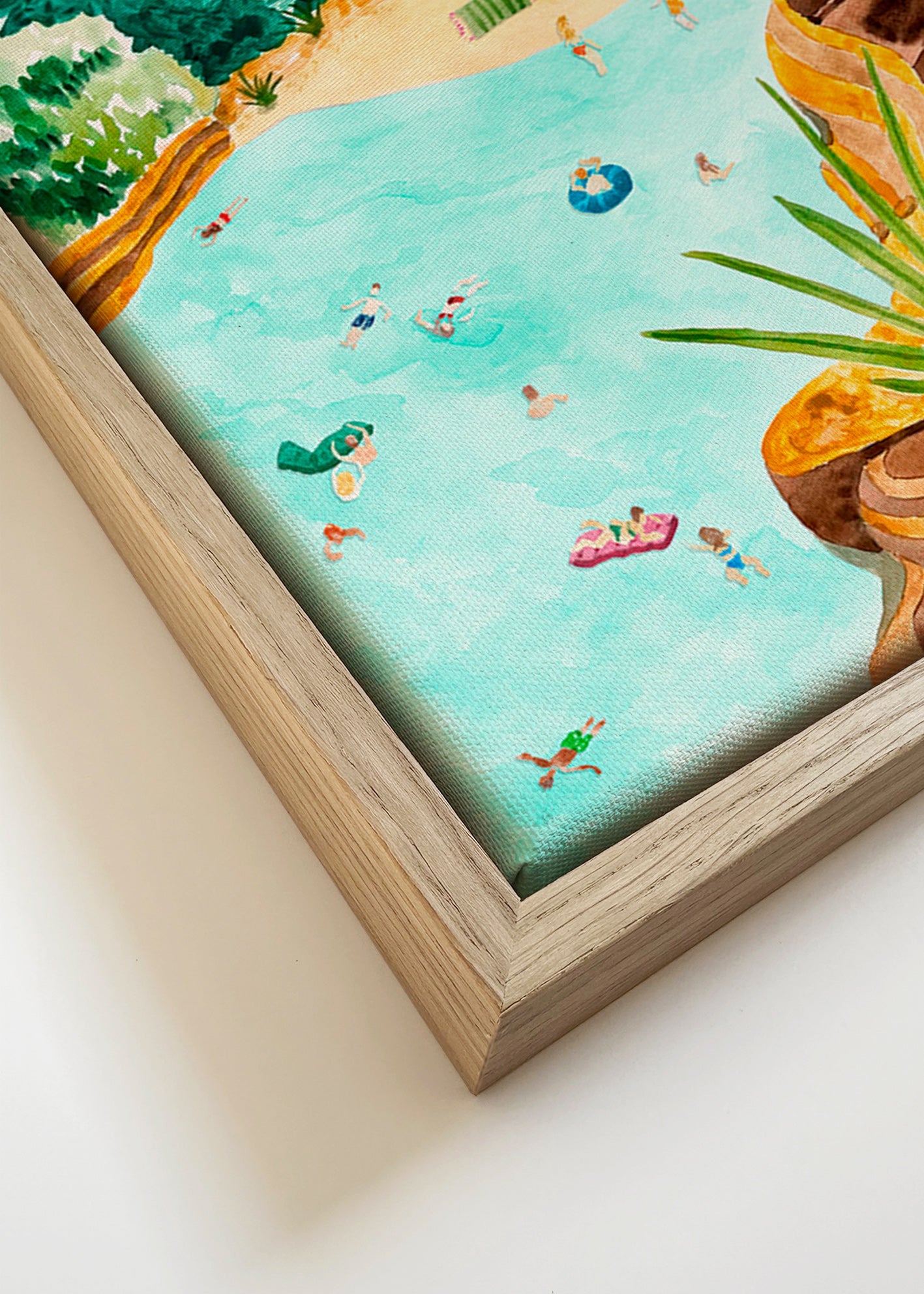 Landscape art Coastal Cove Illustration