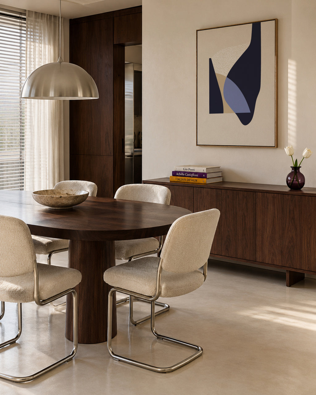 Form VII - Framed canvas in an interior