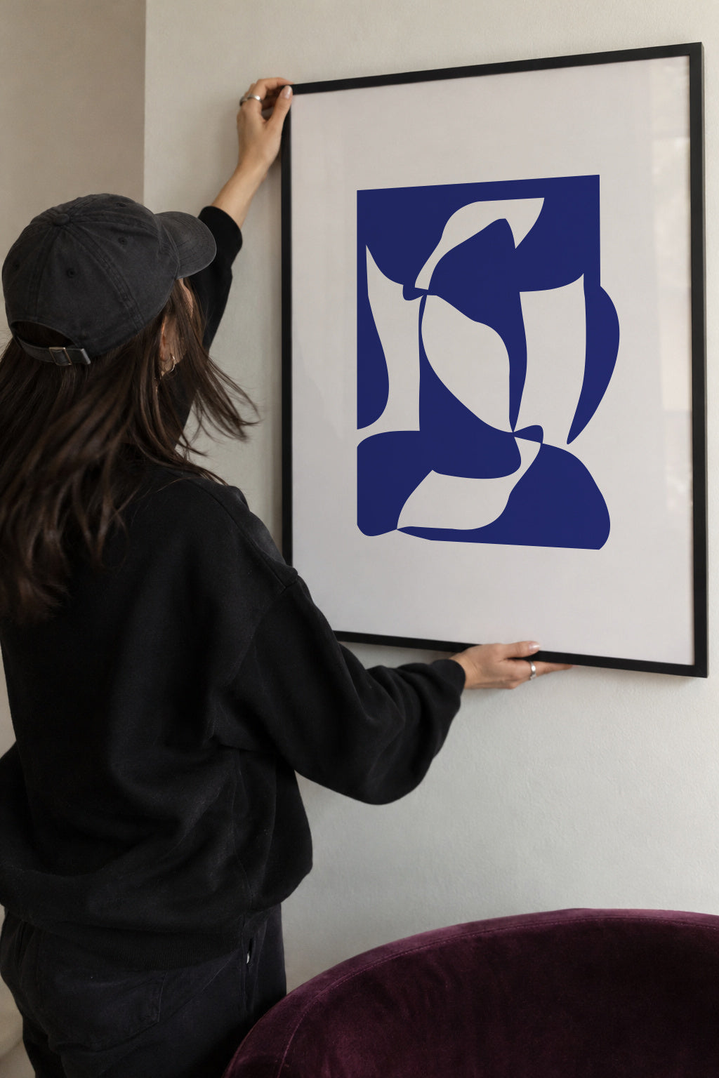 Silhouette V - Framed poster detail