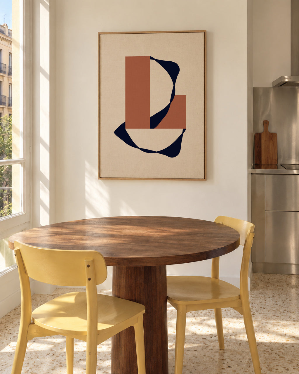 Form XXIV - Framed canvas in an interior