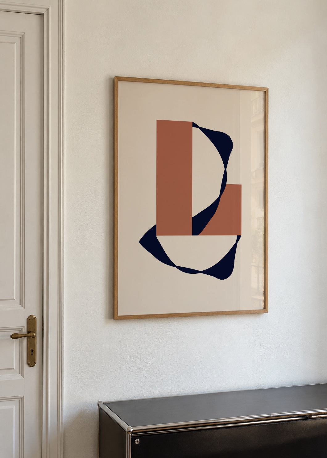 Form XXIV - Framed poster in an interior