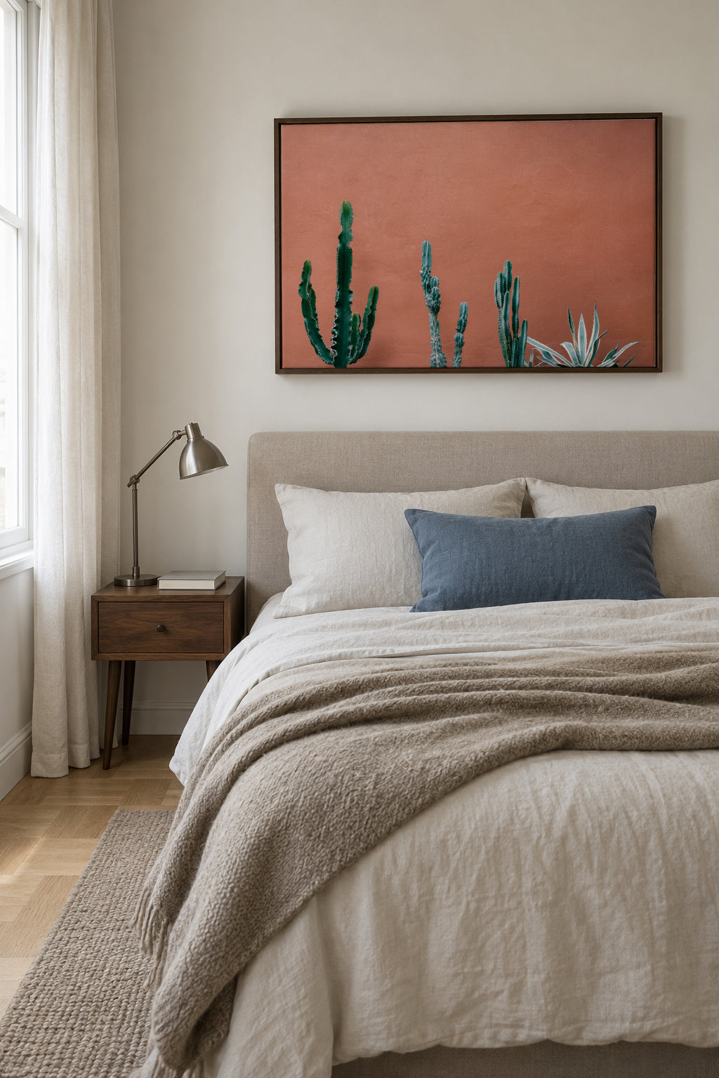 Orpheus - Framed canvas in an interior