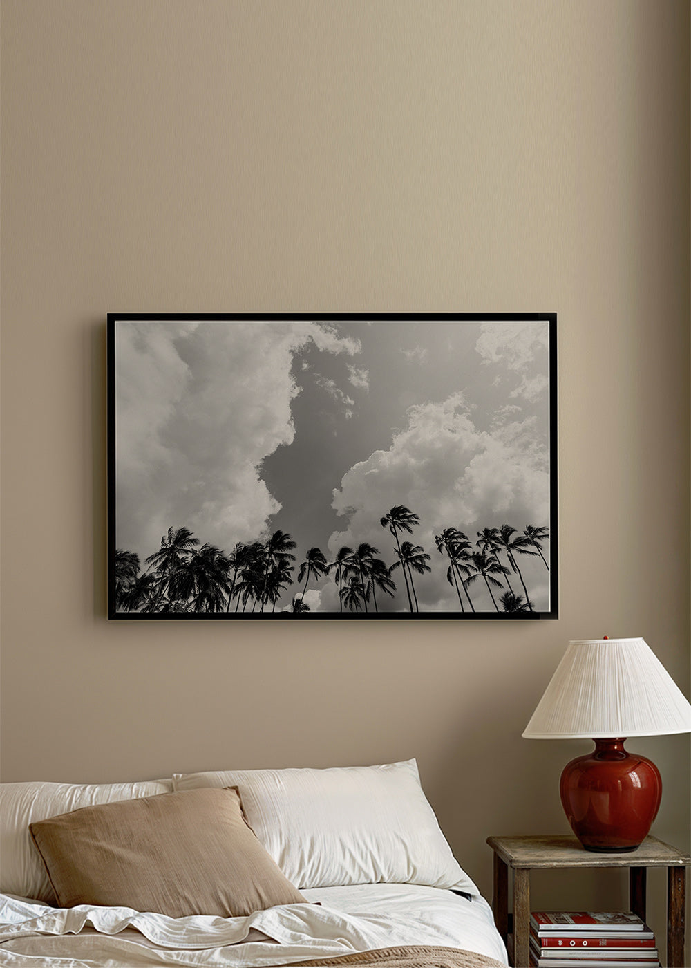 Landscape art with swaying palms and dramatic skies – Product2