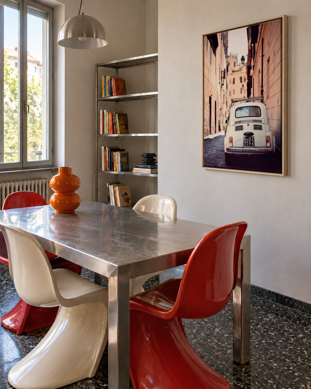 Roma D2 - Framed canvas in an interior