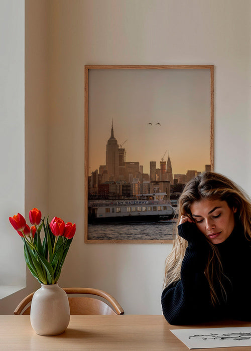 Travel poster Manhattan skyline – Product1