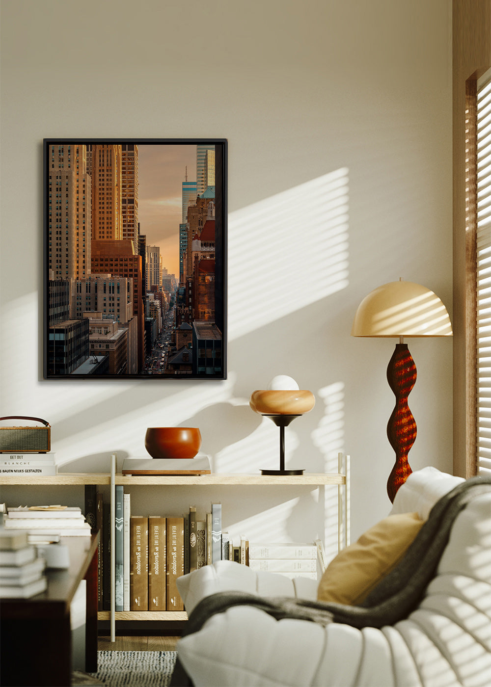 City skyline photograph at morning light – Canvas2