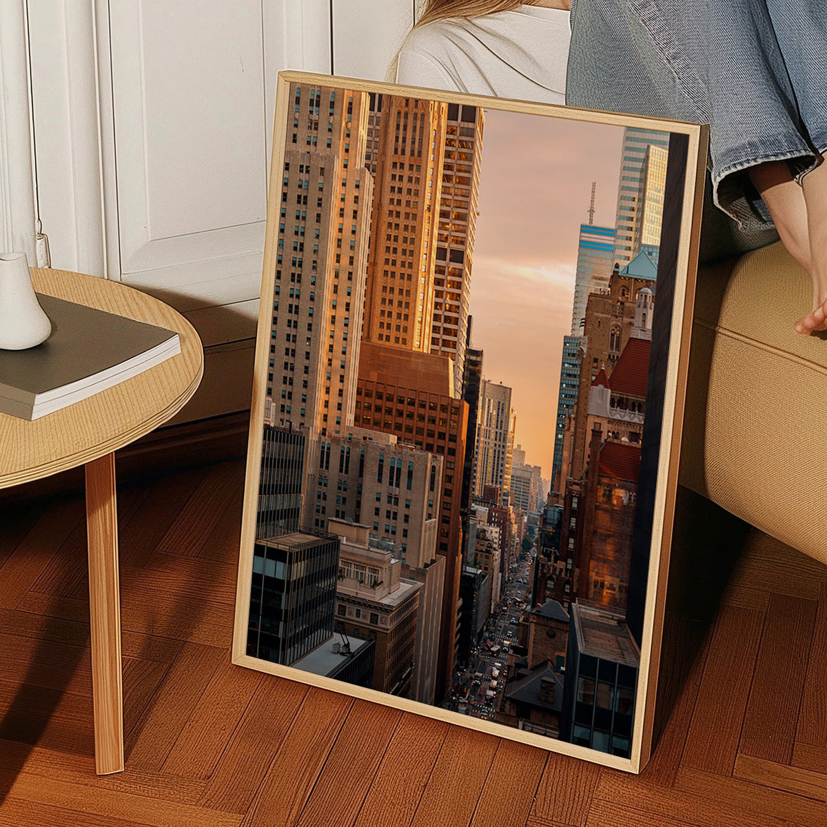 City skyline photograph at morning light – Product3
