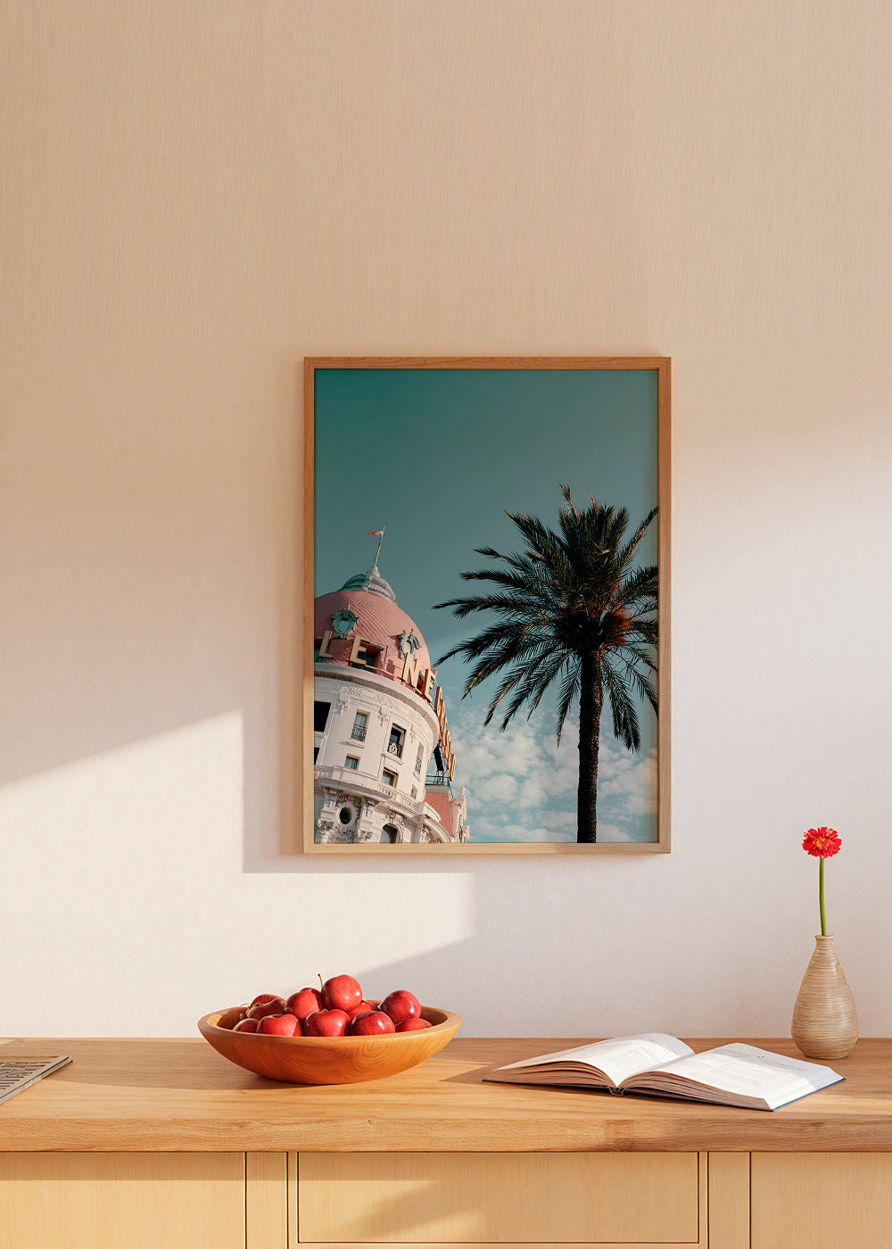 Travel poster Riviera dome and palm – Product1
