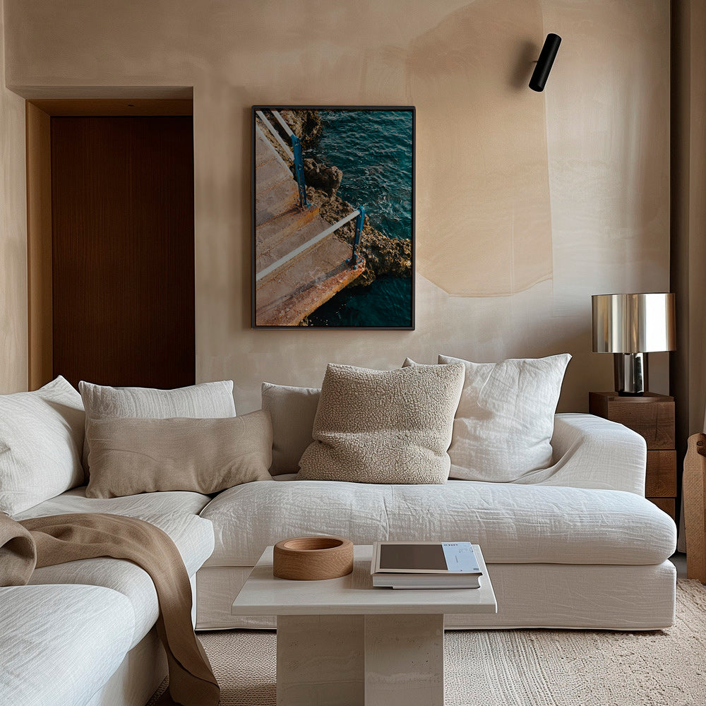 Landscape art: stairway to the sea – Canvas1