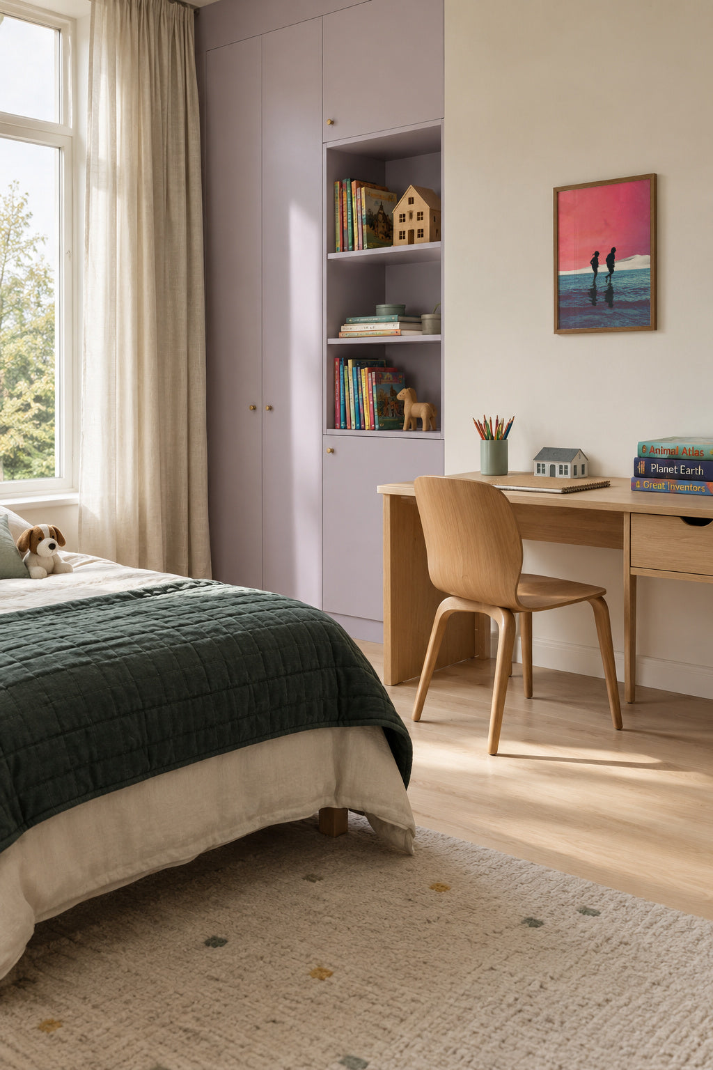Until Dusk - Framed poster in an interior