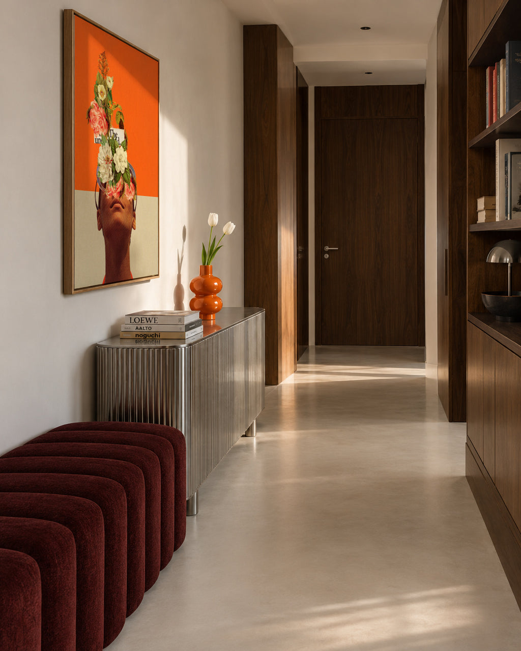 The Unexpected - Framed canvas in an interior