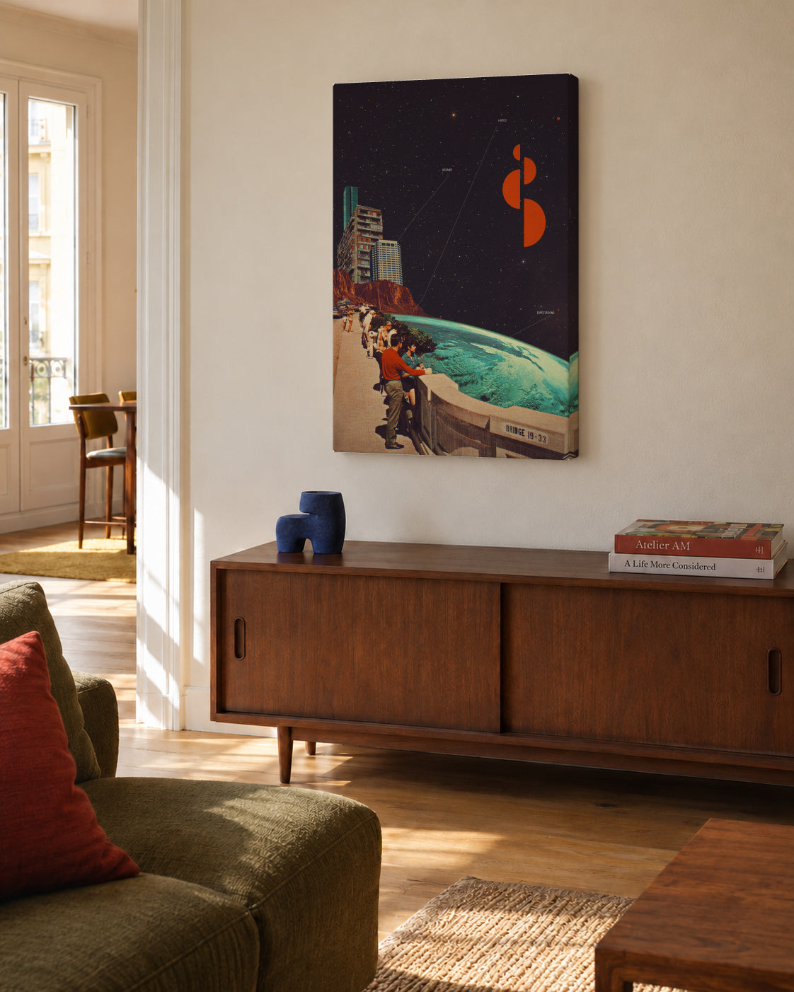 Hopes And Dreams - Unframed canvas in an interior