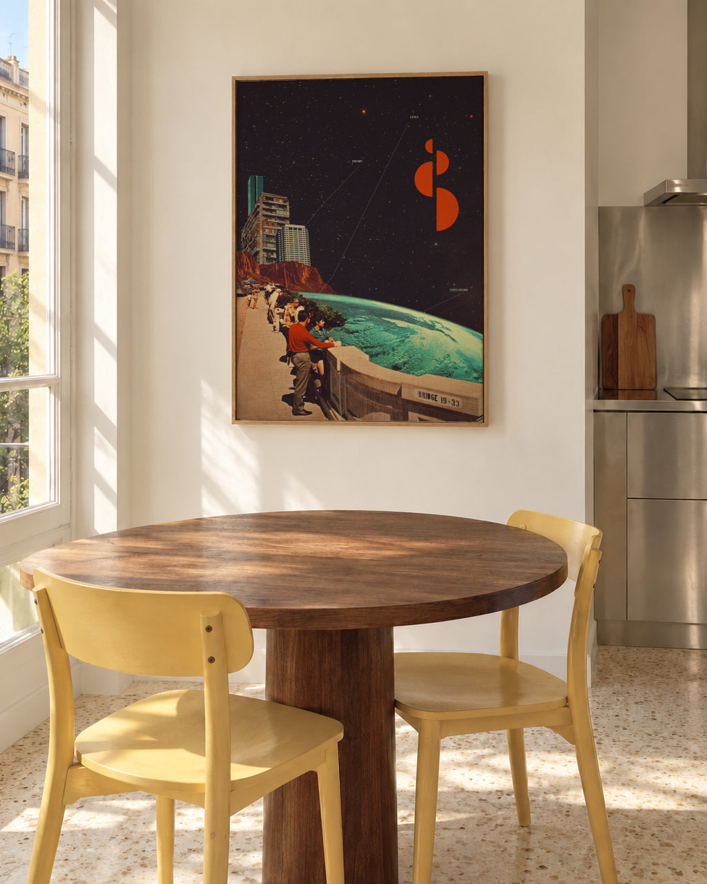 Hopes And Dreams - Framed canvas in an interior