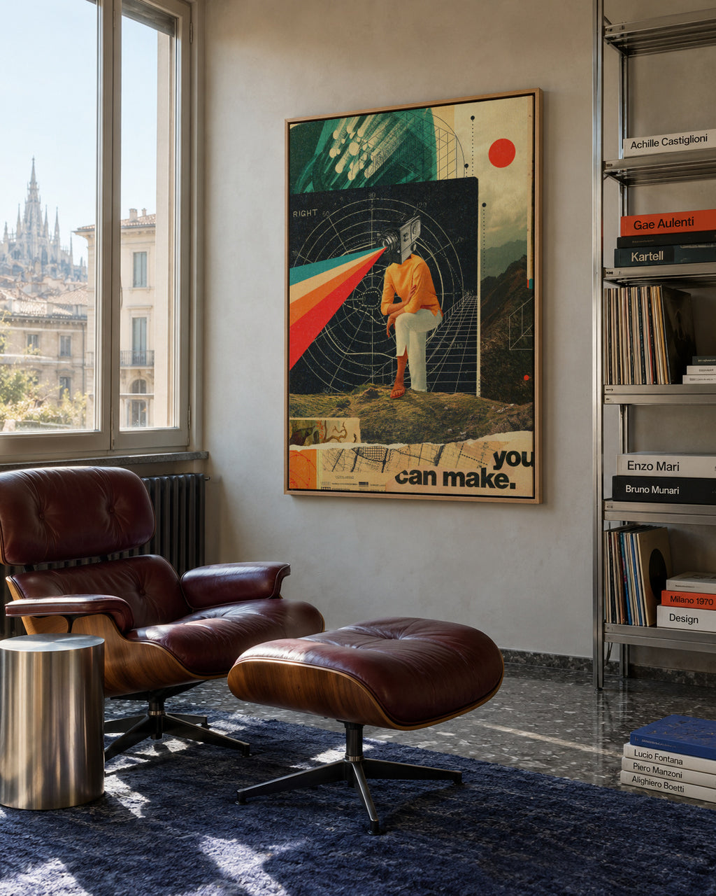 You Can Make It Right - Framed canvas in an interior