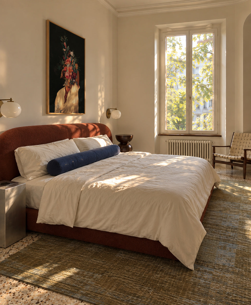 Roses Bloomed Every Time I Thought Of You - Framed canvas in an interior