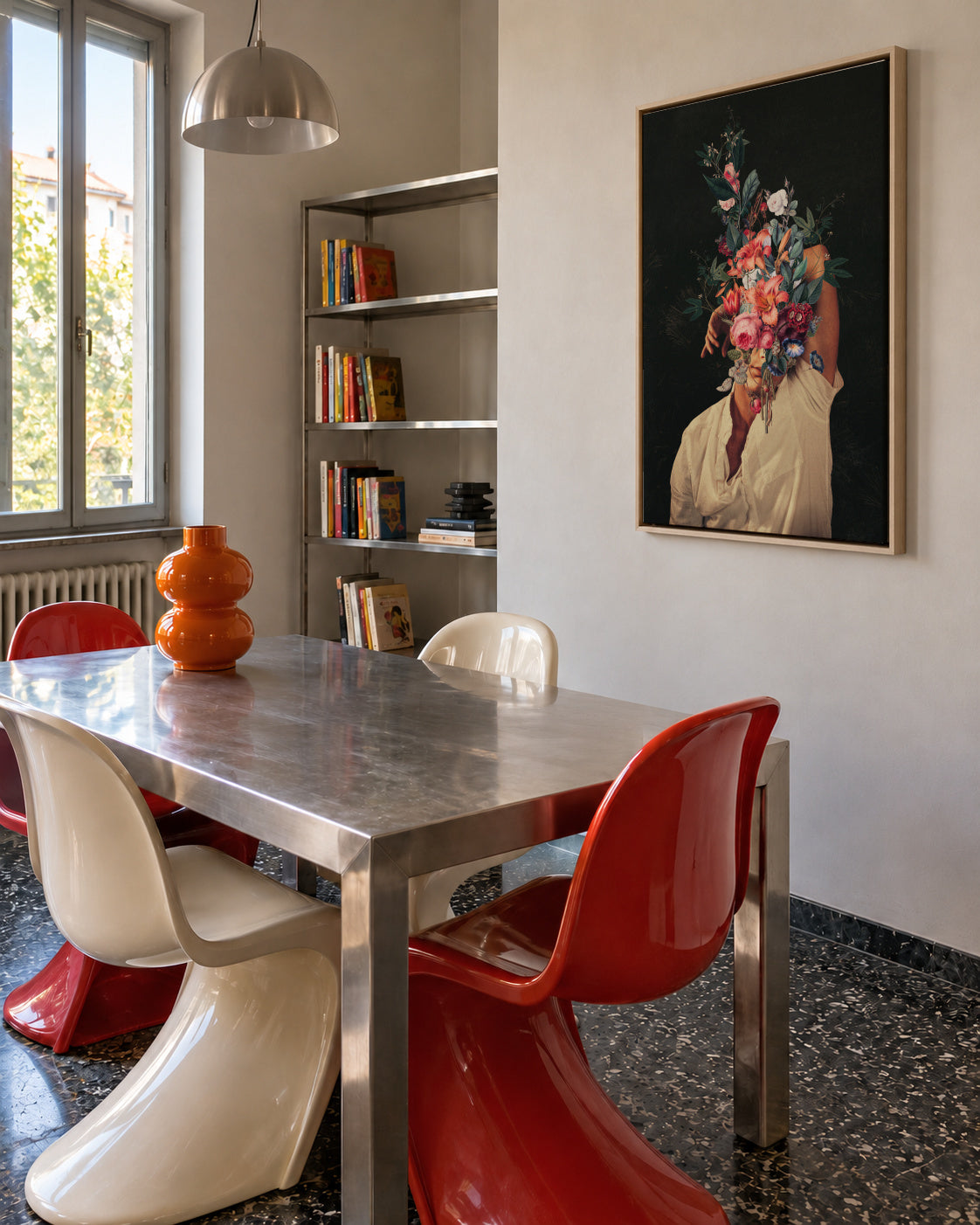 Roses Bloomed Every Time I Thought Of You - Framed canvas in an interior