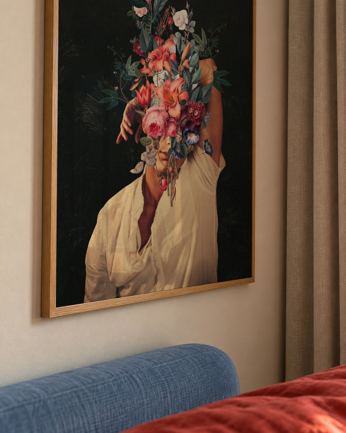 Roses Bloomed Every Time I Thought Of You - Framed poster detail