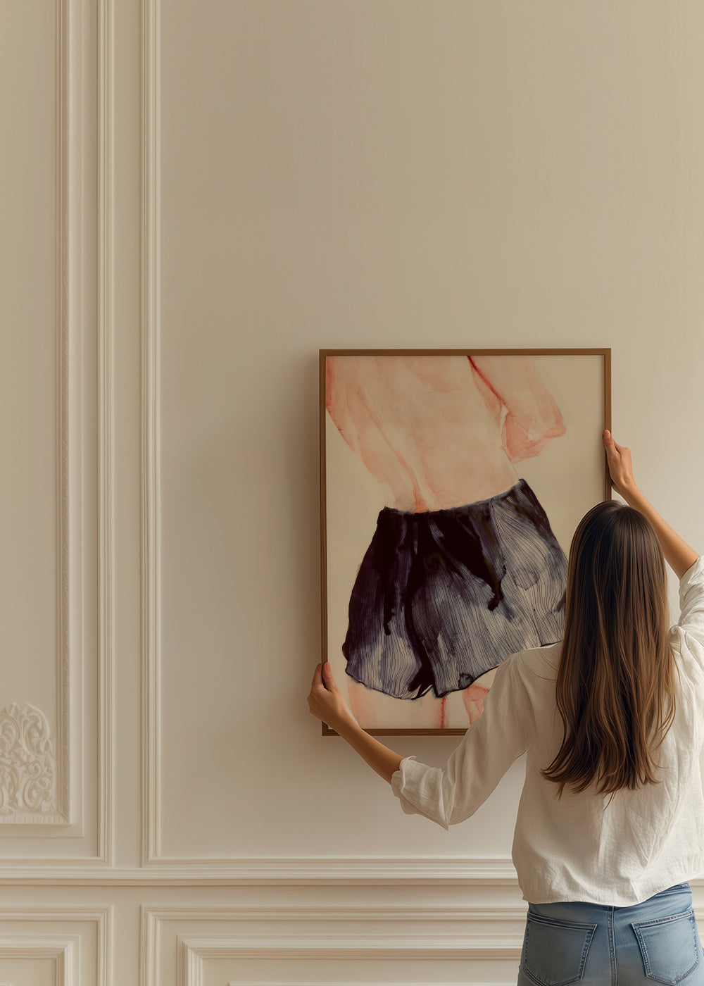 The Turn - Framed poster in an interior