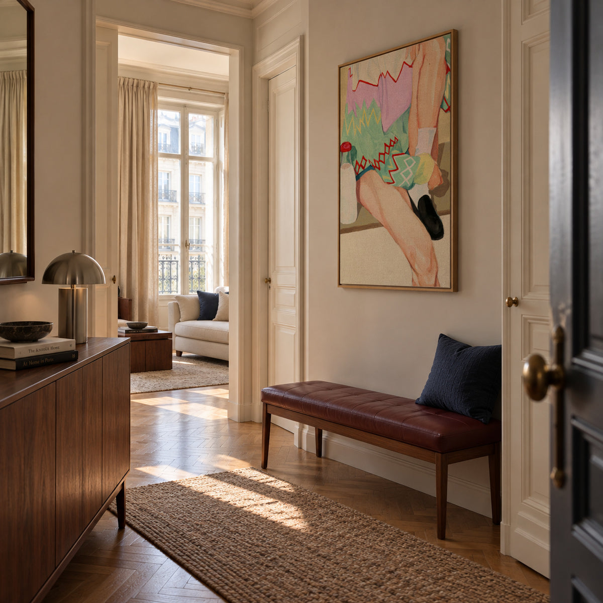 Influences - Framed canvas in an interior