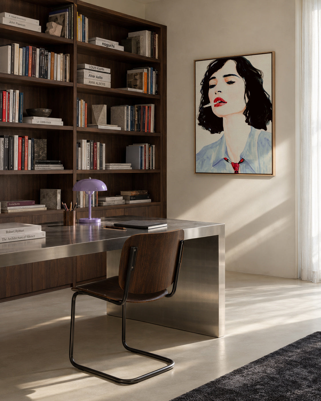 La rêve français - Framed canvas in an interior