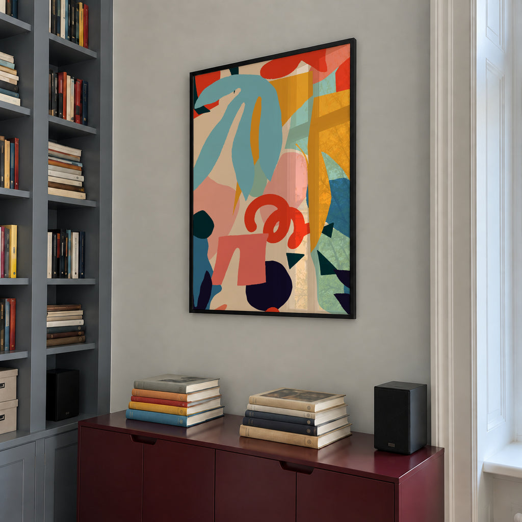 Gunga - Framed poster in an interior