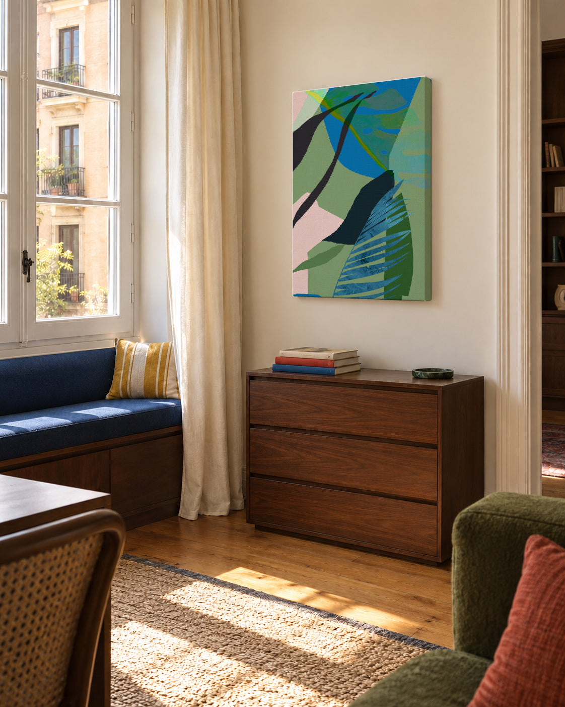 Maragogi - Unframed canvas in an interior
