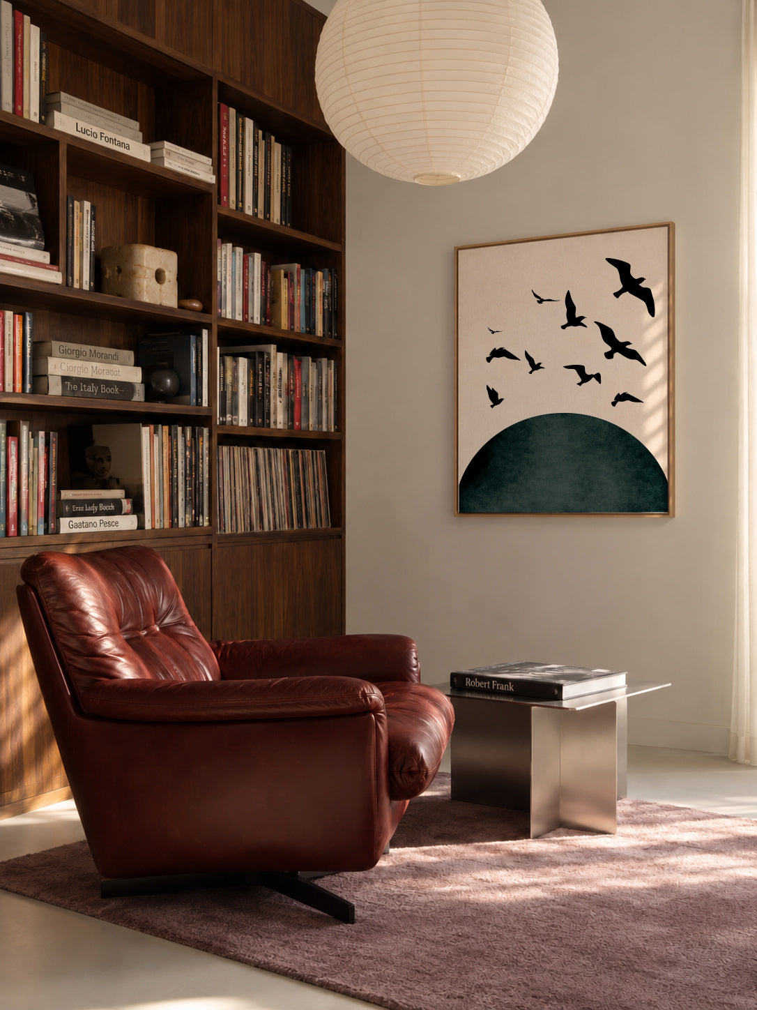 Wings to Fly _ Y - Framed canvas in an interior