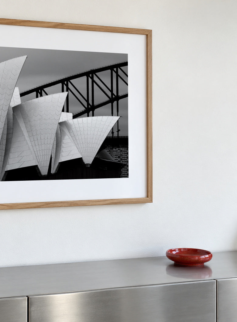 Opera house Sydney - Framed poster detail