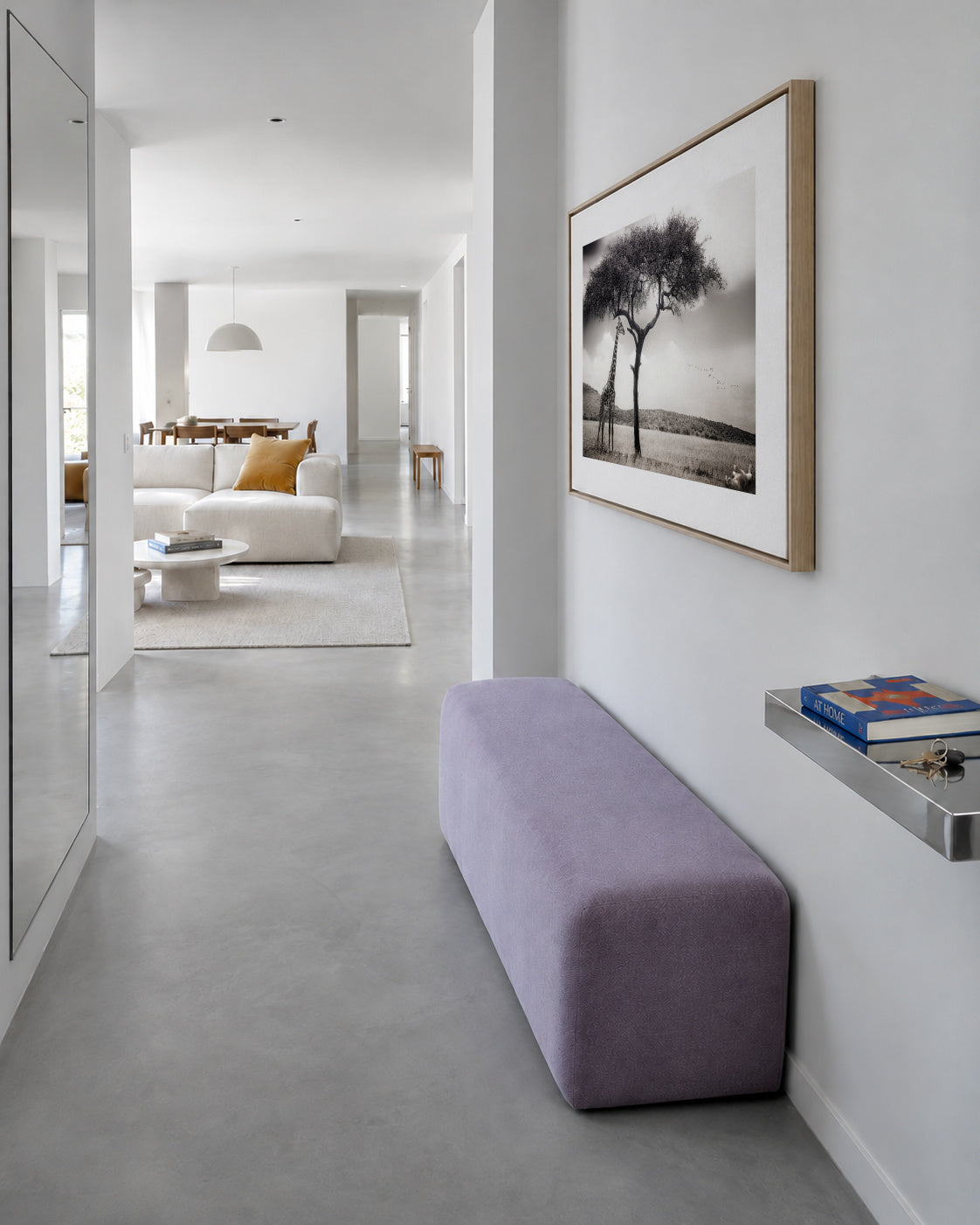 under the African sun - Framed canvas in an interior