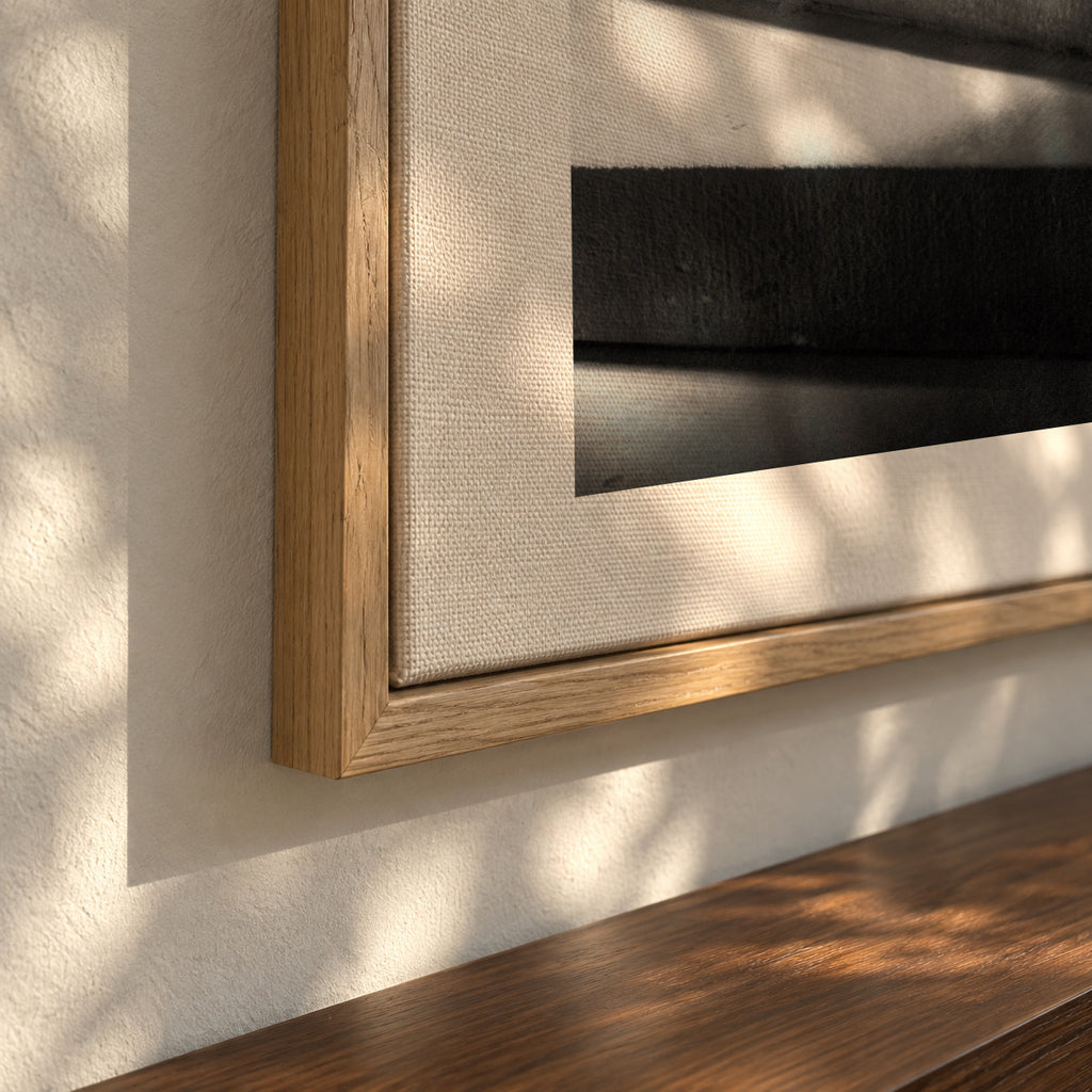 Steps of Light - Framed canvas detail