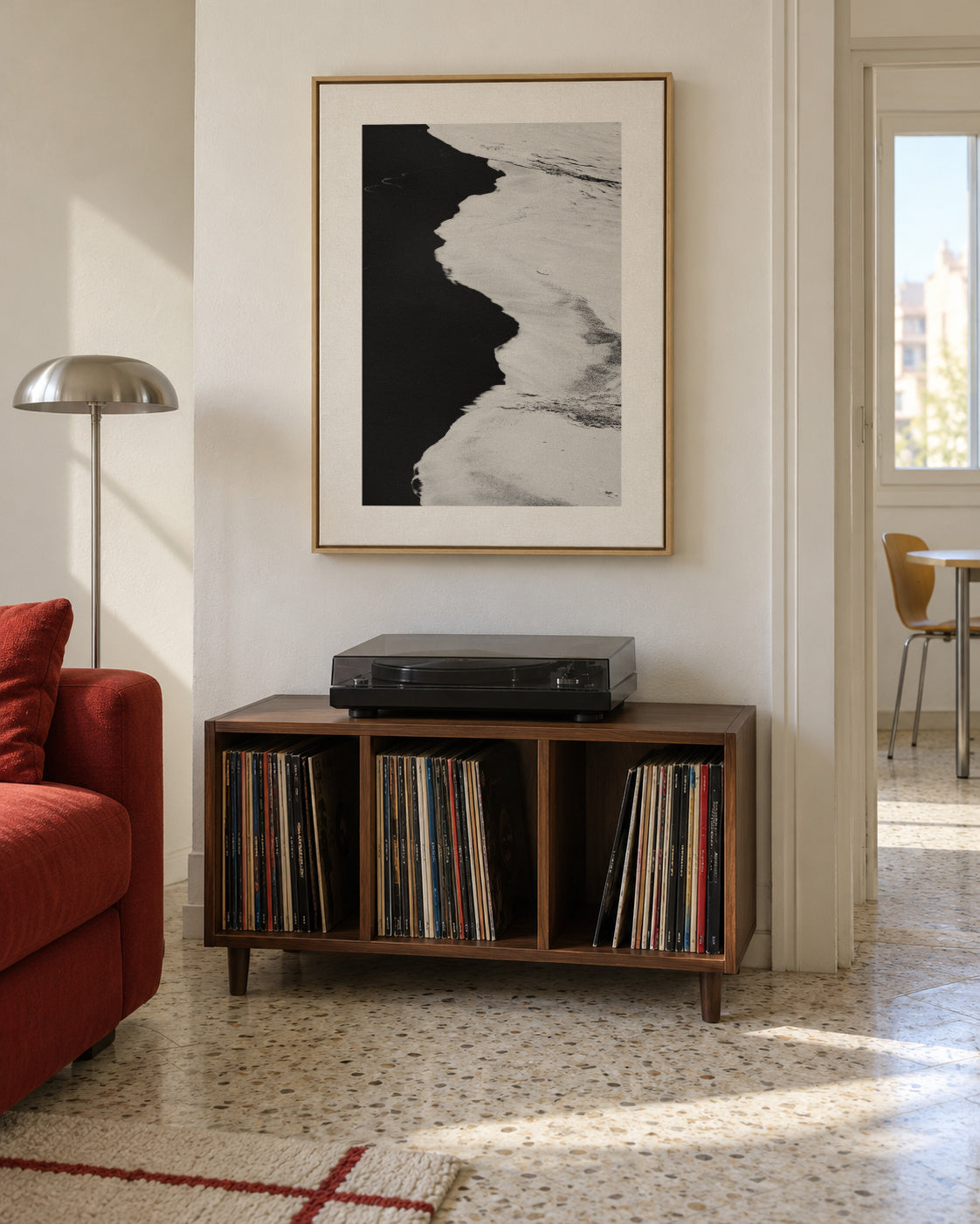 Guess Things Happen That Way - Framed canvas in an interior