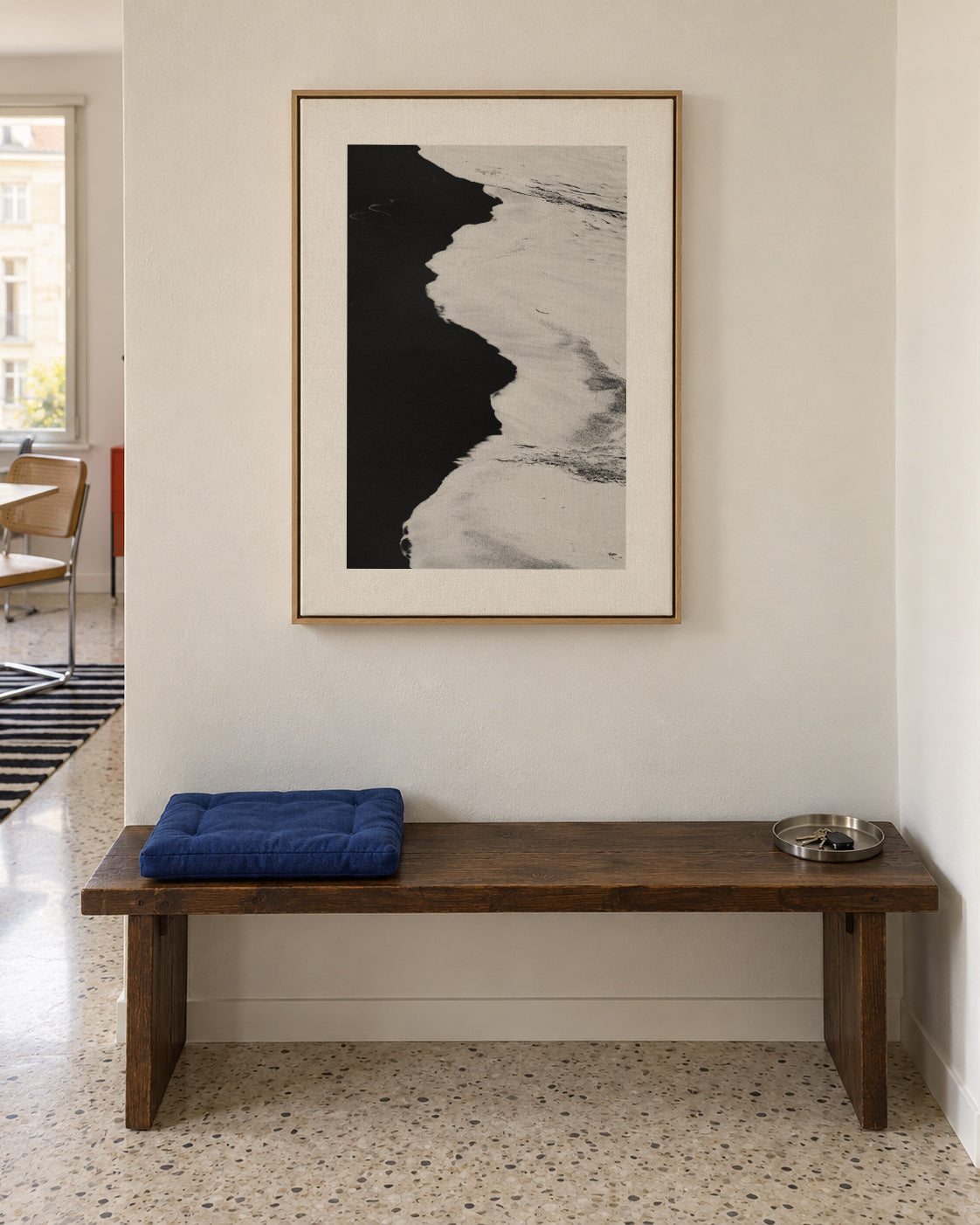 Guess Things Happen That Way - Framed canvas in an interior